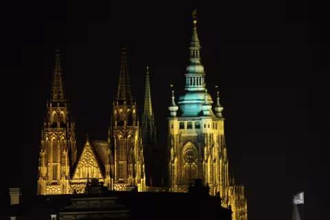 Noční Praha