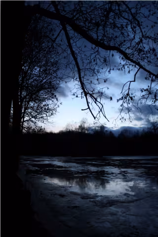 Deep blue..