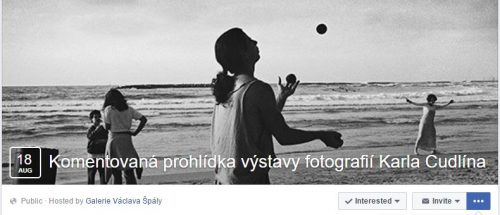 Fotografická výstava Karla Cudlína v Praze v galerii Václava Špály 2016